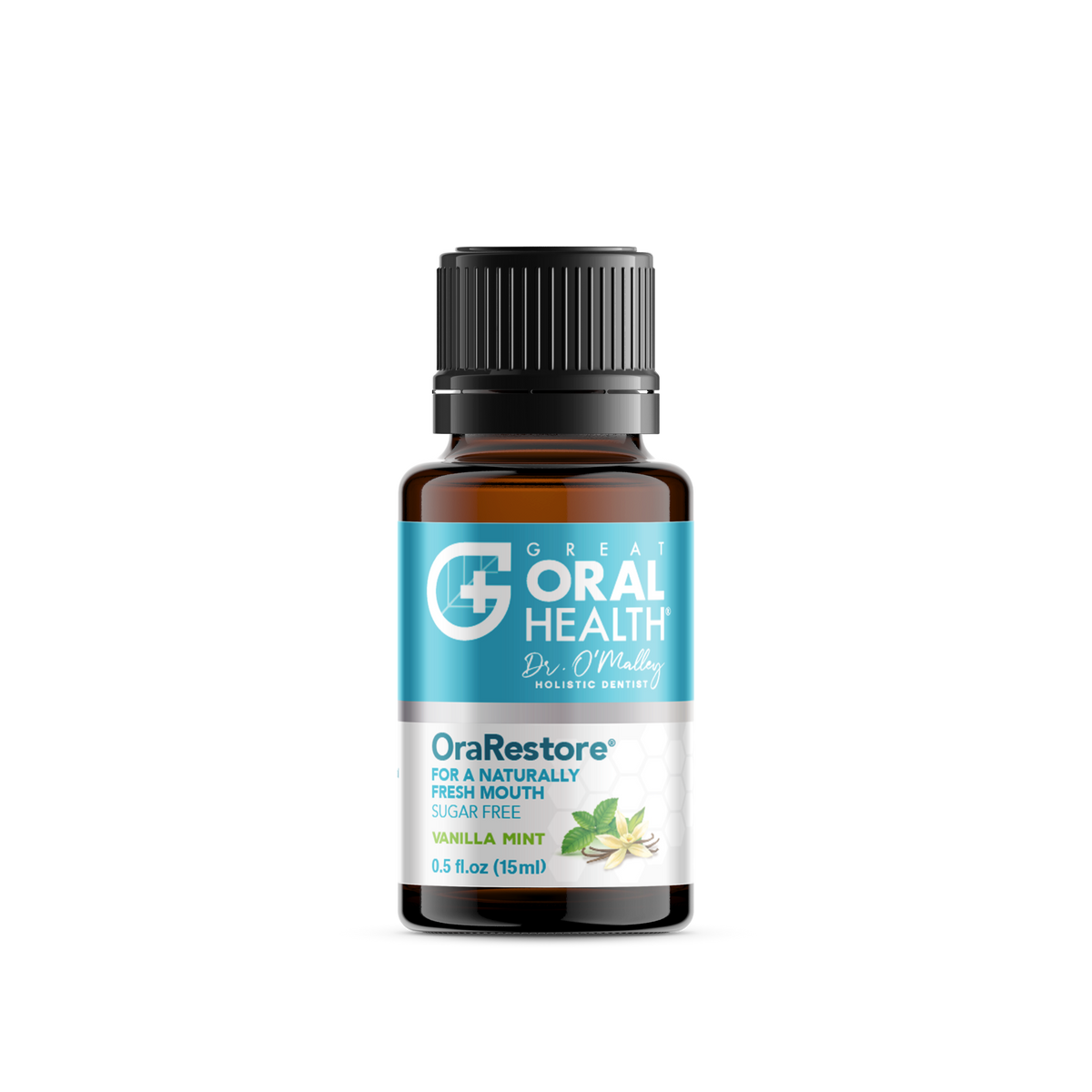 A concentrated essential oral blend