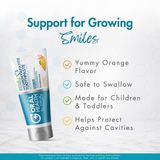 Kids ProMineralizer Fluoride-Free Toothpaste with Nano Hydroxyapatite (Yummy Orange)