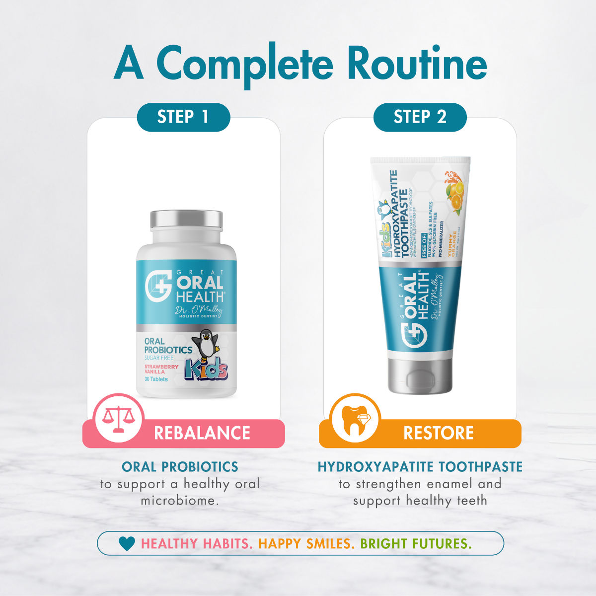 Kids ProMineralizer Fluoride-Free Toothpaste with Nano Hydroxyapatite (Yummy Orange)